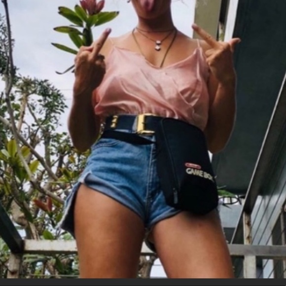 𝅺vintage y2k 80s 90s Nintendo GameBoy fanny pack fannypack waist bag vtg retro - Picture 2 of 3